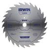 IRWIN 11040ZR Circular Saw Blade, 7-1/4 in Dia, 5/8 in Arbor, 26-Teeth, Applicable Materials: Wood