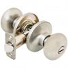 ALLEGION Schlage Dexter J40V-STR-619 Privacy Door Lock, Turn-Button Lock, Knob Handle, Satin Nickel