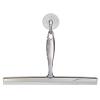 iDESIGN 58740 Shower Squeegee, 12 in Blade, 7-1/2 in OAL, Clear