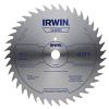 IRWIN 11140 Circular Saw Blade, 7-1/4 in Dia, 5/8 in Arbor, 40-Teeth, Steel Cutting Edge, Applicable