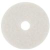 3M 08484 Polish Pad, 20 in Dia, Polyester, White - 5 Pack