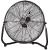 PowerZone LF-20 Floor Fan, 120 VAC, 20 in Dia Blade, 3-Blade, 3-Speed, 3 Speed, 360 deg Rotating, Bl
