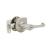 Kwikset 405DNL15CP K6 Entry Lever Lockset, Metal, Satin Nickel