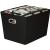 Honey-Can-Do SFT-03073 Storage Bin with Handle, Polyester, Black, 18-1/2 in L, 17.4 in W, 12.6 in H - 8 Pack