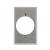 Leviton 84028 Wallplate, 4-1/2 in L, 2-3/4 in W, 1 -Gang, 430 Stainless Steel, Silver, Brushed Stain
