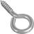 National Hardware 2016BC Series N220-467 Screw Eye, #4, 0.94 in L Thread, 2.19 in OAL, Stainless Ste - 20 Pack