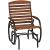 Seasonal Trends CG41Z Country Garden Glider, 29-1/2 in W, 24-1/2 in D, 37 in H, 250 lb Seating, Bron