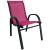 Seasonal Trends 50482 Kiddy Stack Chair, 2 to 6 Years, Textilene 2x1, Bright Pink, 23.03 in OAH
