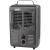 PowerZone DQ1001 Deluxe Portable Utility Heater, 12.5 A, 120 V, 1300/1500 W, 2 -Heating Stage, Gray