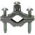 GB 14-GRC Ground Clamp, Clamping Range: 1/2 to 1 in, 10 to 2 AWG Wire, Galvanized