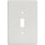 Eaton Wiring Devices 2144W-BOX Oversized Wallplate, 1-Gang, Thermoset, White - 10 Pack
