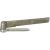 National Hardware N129-809 Screw Hook/Strap Hinge, 1/4 in Thick Leaf, Steel, Zinc, 200 lb