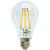 Feit Electric BPA19100/CL/FILED LED Bulb, Decorative, A19 Lamp, 100 W Equivalent, E26 Lamp Base, Dim - 4 Pack