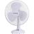 PowerZone FT-40 Oscillating Table Fan, 120 V, 16 in Dia Blade, 3-Blade, 3-Speed, 72 in L Cord, White