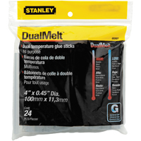 STANLEY DualMelt GS20DT Glue Stick, Stick, Resin Odor, Silver