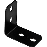 National Hardware 1156BC Series N351-500 Corner Brace, 4.9 in L, 3 in W, 4.9 in H, Steel, 1/8 Thick