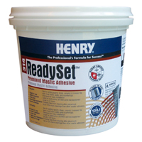 HENRY 12255 Mastic Adhesive, Off-White, 1 qt Container