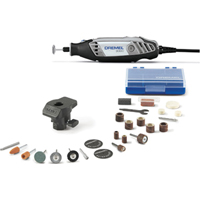 DREMEL 3000-1/24 Rotary Tool Kit, 1.2 A, 1/32 to 1/8 in Chuck, Keyed Chuck, 5000 to 35,000 rpm Speed