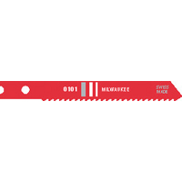 Milwaukee 48-42-0640 Jig Saw Blade, 9/32 in W, 4 in L, 10 TPI, High-Carbon Steel Cutting Edge