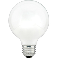 Sylvania 15882 Incandescent Lamp, 40 W, G25 Lamp, Medium Lamp Base, 260 Lumens, 2850 K Color Temp