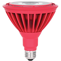 Feit Electric PAR38/R/LEDG5 LED Lamp, Flood/Spotlight, PAR38 Lamp, E26 Lamp Base, Red Light
