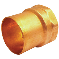 EPC 103 Series 30190 Pipe Adapter, 2 in, Sweat x FNPT, Copper