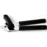 CHEF CRAFT 21586 Can Opener, Stainless Steel, Black