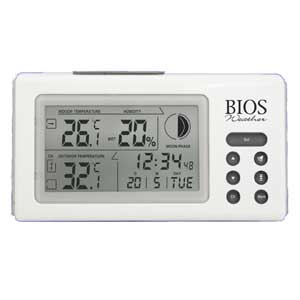 Thermor 312BC Thermo Hygrometer, Digital, 32 to 122 deg F Indoor, -4 to 140 deg F Outdoor, 20 to 95
