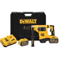 DeWALT DCH481X2 Combination Hammer Kit, Battery Included, 60 V, 9 Ah, 1-9/16 in Chuck, SDS-Max Chuck
