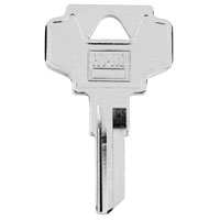 HY-KO 11010IN27 Key Blank, Brass, Nickel, For: Independent IN27 Locks - 10 Pack