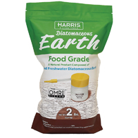 HARRIS DE-FG2P Diatomaceous Earth with Powder Duster, Powder, 2 lb Airtight Bag