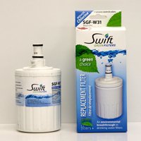 SWIFT GREEN FILTERS SGF-W31 Refrigerator Water Filter, 0.5 gpm, Coconut Shell Carbon Block Filter Me