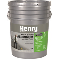 Henry HE558178 Roof Coating, Silver, 18 L Pail, Liquid