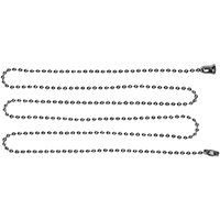 Eaton Wiring Devices BP331NP Ball Chain with End Bell and Connector, #6 Chain, 3 ft L Chain, Steel,
