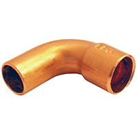 EPC 31420 Street Pipe Elbow, 1-1/2 in, Sweat x FTG, 90 deg Angle, Copper
