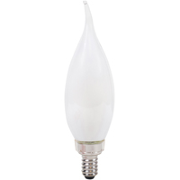 Sylvania 40780 Natural LED Bulb, Decorative, B10 Bent Tip Lamp, 40 W Equivalent, E12 Lamp Base, Dimm
