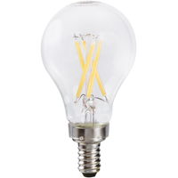 Sylvania 40774 Natural LED Bulb, Decorative, A15 Lamp, 40 W Equivalent, E12 Candelabra Lamp Base, Di