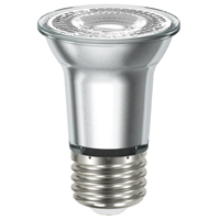 Sylvania 40931 Natural LED Bulb, Flood/Spotlight, PAR16 Lamp, E26 Lamp Base, Dimmable, Daylight, 500