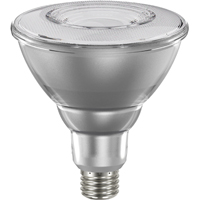 Sylvania 40901 Natural LED Bulb, Flood/Spotlight, PAR38 Lamp, E26 Lamp Base, Dimmable, Clear, Cool W