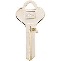 HY-KO 11010EA27 Key Blank, Brass, Nickel, For: Eagle Cabinet, House Locks and Padlocks - 10 Pack