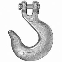 Campbell T9401524 Clevis Slip Hook, 3900 lb Working Load Limit, 5/16 in, Steel, Zinc