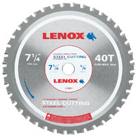 Lenox 21894KST714040CT Circular Saw Blade, 7-1/4 in Dia, 5/8 in Arbor, 40-Teeth, Carbide Cutting Edg