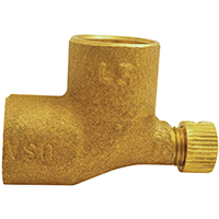 EPC 10159239/10151120 Pipe Elbow, 3/4 in, Sweat, 90 deg Angle, Brass