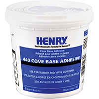 HENRY 12109 Cove Base Adhesive, Beige, 1 qt Cartridge