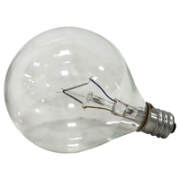Sylvania 13665 Decorative Incandescent Lamp, 60 W, G16.5 Lamp, Candelabra E12 - 6 Pack