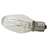 Sylvania 13523 Incandescent Lamp, 120 V, 4 W, Candelabra E12 - 12 Pack