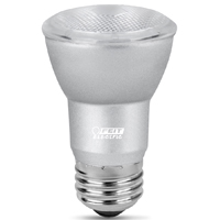 Feit Electric BPPAR16DM/950CA LED Bulb, Flood/Spotlight, PAR16 Lamp, 45 W Equivalent, E26 Lamp Base, - 4 Pack