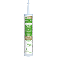 GE Silicone II SE2171 Gutter Sealant, Clear, Paste, 9.8 oz