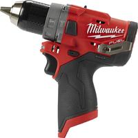 Milwaukee 2504-20 Hammer Drill, Tool Only, 12 V, 2, 4 Ah, 1/2 in Chuck, Ratcheting Chuck, 0 to 25,50
