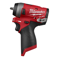 Milwaukee 2552-20 Impact Wrench, Tool Only, 12 V, 2.4 Ah, 1/4 in Drive, Straight Drive, 4300 ipm, 32